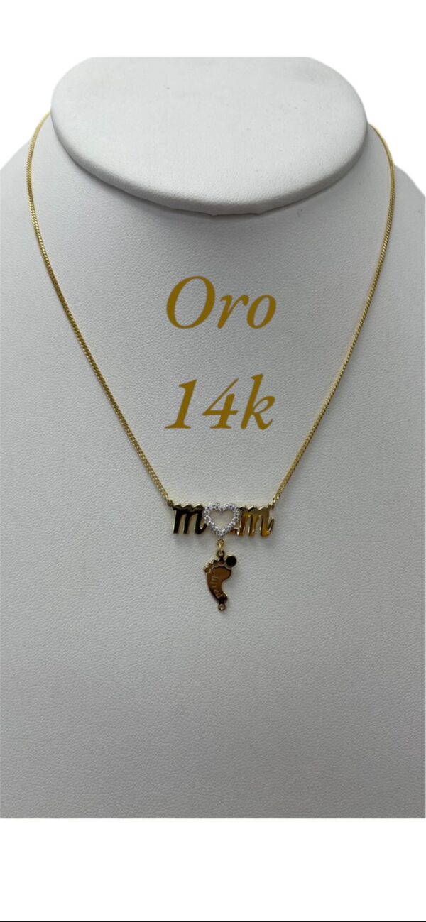 Foot Necklace 14k Gold